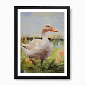 Bird Painting Goose 1 Art Print