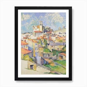 Gardanne, Paul Cézanne Art Print