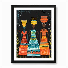 African Women 4 Art Print