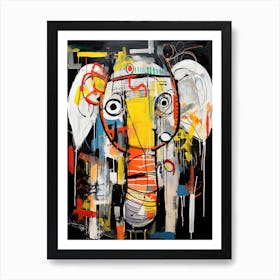 Graffiti Giants: Elephant Chronicles Art Print