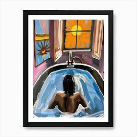 Bathing In The Sun Art Print