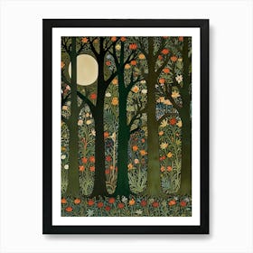 William Morris Forest By William Morris Art Print