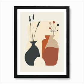 Cute Objects Abstract Illustration 5 Poster