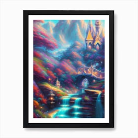 Fantasy Fairytale Castle 3 Art Print