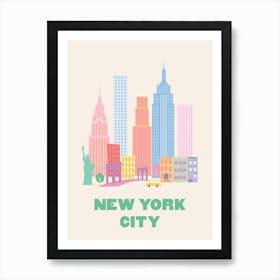 NYC Skyline Art Print