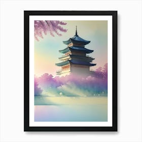 Asian Pagoda Art Print