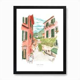 Lake Como Italy Art Print