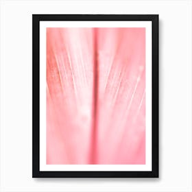 Pink Leave Art Print