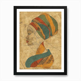 African Woman 175 Art Print