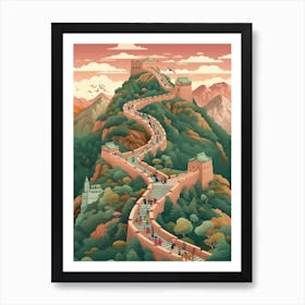 The Great Wall Of China China Art Print