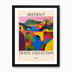 Abstract Travel Collection Poster Anguilla 2 Poster