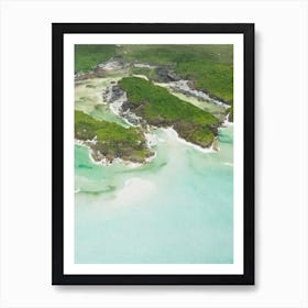 Galapagos Islands Ecuador Watercolour Tropical Destination Poster