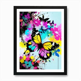 Colorful Butterfly 92 Art Print