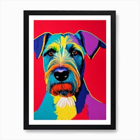 Giant Schnauzer Andy Warhol Style Dog Art Print