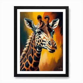 Giraffe Art Print