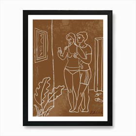 Couple Art Print