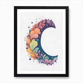 Colorful Letter C Illustration 40 Poster