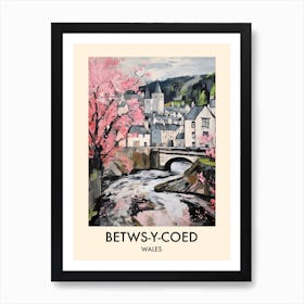 Betws Y Coed (Wales) Painting 2 Travel Poster Art Print