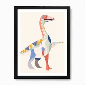 Nursery Dinosaur Art Utahraptor 2 Art Print