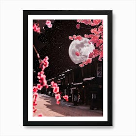 Kyoto Cherry Blossoms Art Print