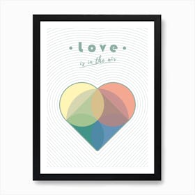 Love is in the Air - San Valentine Art Print