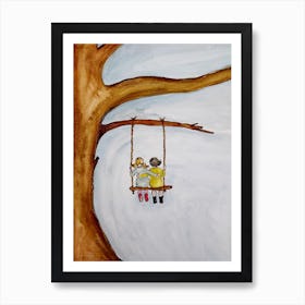 The Woodyard Swing Art Print