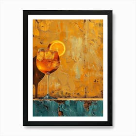 Aperol Spritz Orange 10 Art Print