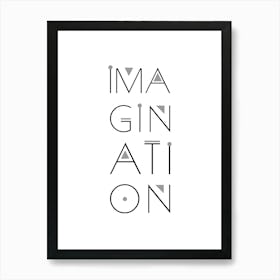 Imagination Quote Art Print