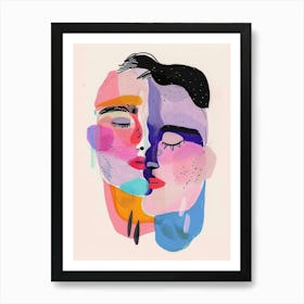 Two People In Love Art Print