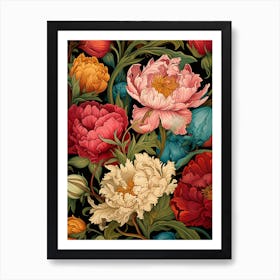 Peonies 27 Art Print