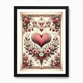 romantic decoration Art Print