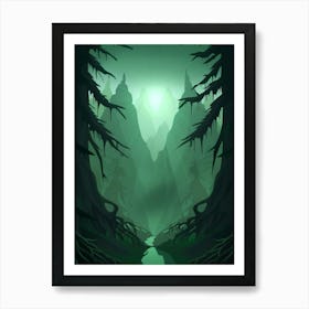 Dark Forest Art Print