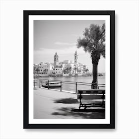 Sitges, Spain, Black And White Analogue Photography 4 Poster