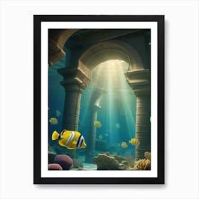 Beauty of underwater world 15 Art Print