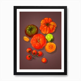 Heritage Tomatoes Art Print