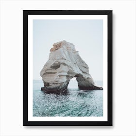 Rock Of Solitude, Milos Art Print