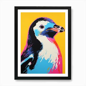 Andy Warhol Style Bird Penguin 3 Art Print