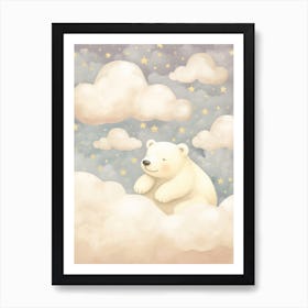 Sleeping Polar Bear 3 Art Print