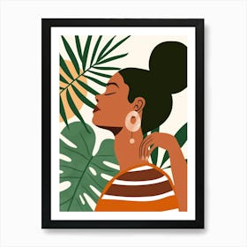 Afro-American Woman 35 Art Print