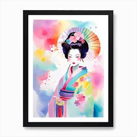 Geisha 70 Art Print