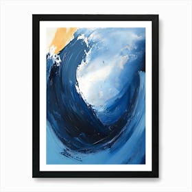 Blue Wave 9 Art Print