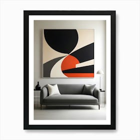 Modern Abstract Minimalistic Art 11 Art Print