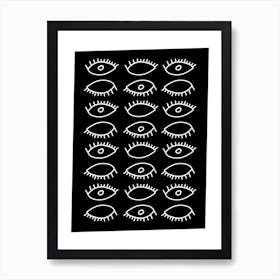 Eyes Pattern Art Print