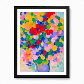 Bright Bouquet Matisse Inspired Flower Art Print