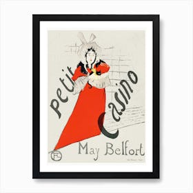 May Belfort (1895), 1, Henri de Toulouse-Lautrec Art Print