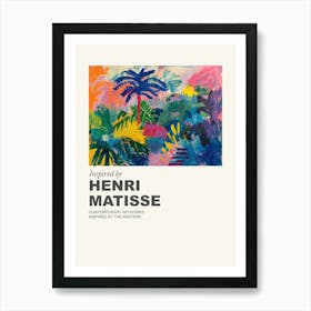 Museum Poster Inspired By Henri Matisse 9 Art Print