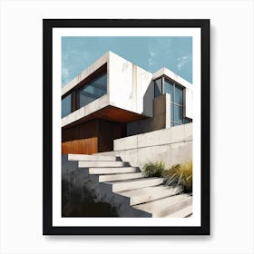 Modern Architecture Minimalist 18 Art Print