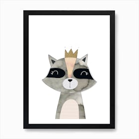 Racoon Art Print