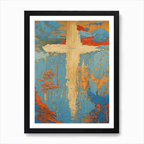 Cross In The Sky Art Print