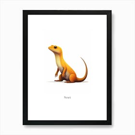 Newt Kids Animal Poster Art Print